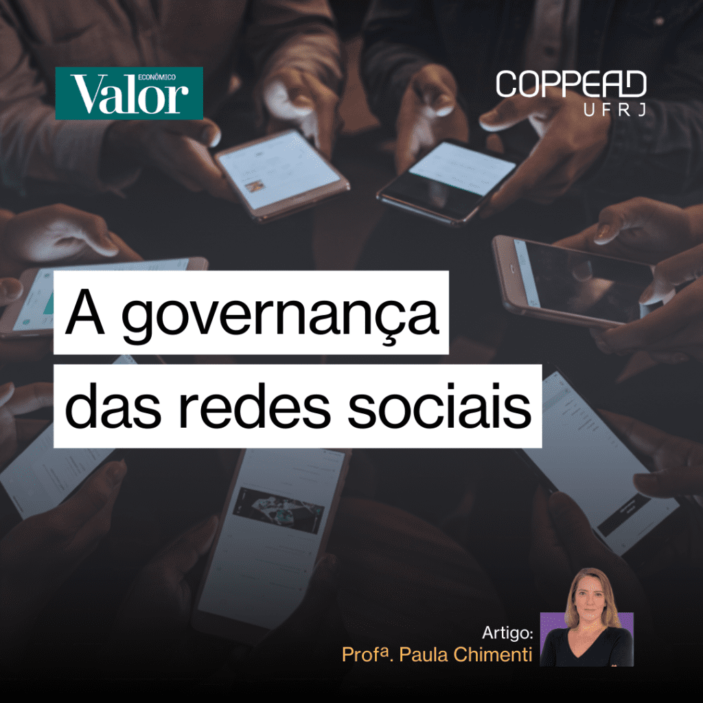 A governança das redes sociais